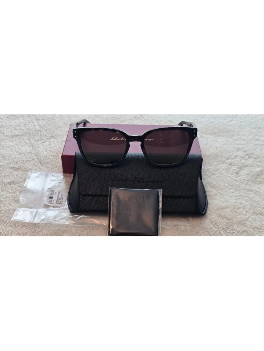 New Ferragamo Sunglasses SF1040S 240, Tortoise Authentic Italy